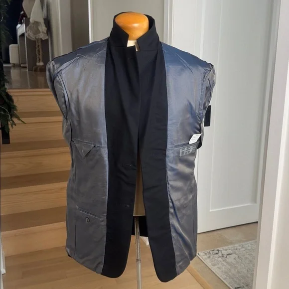 Oscar de la Renta Components Black Wool Blazer 38S - Picture 5 of 8